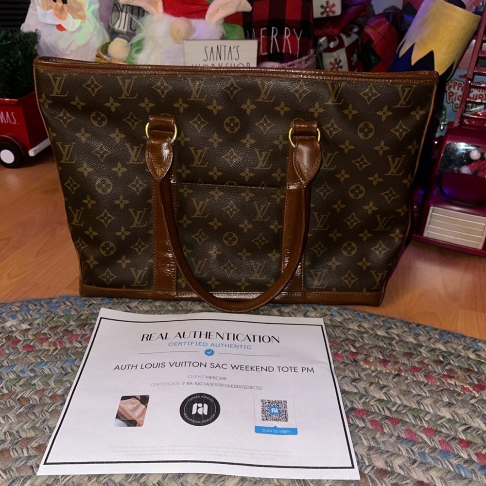 Authentic Louis Vuitton Sac Weekend Tote PM